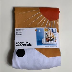 Target Multicolor Graphic Shower Curtain